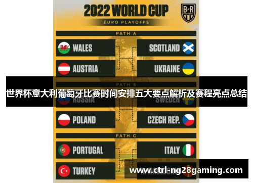 世界杯意大利葡萄牙比赛时间安排五大要点解析及赛程亮点总结